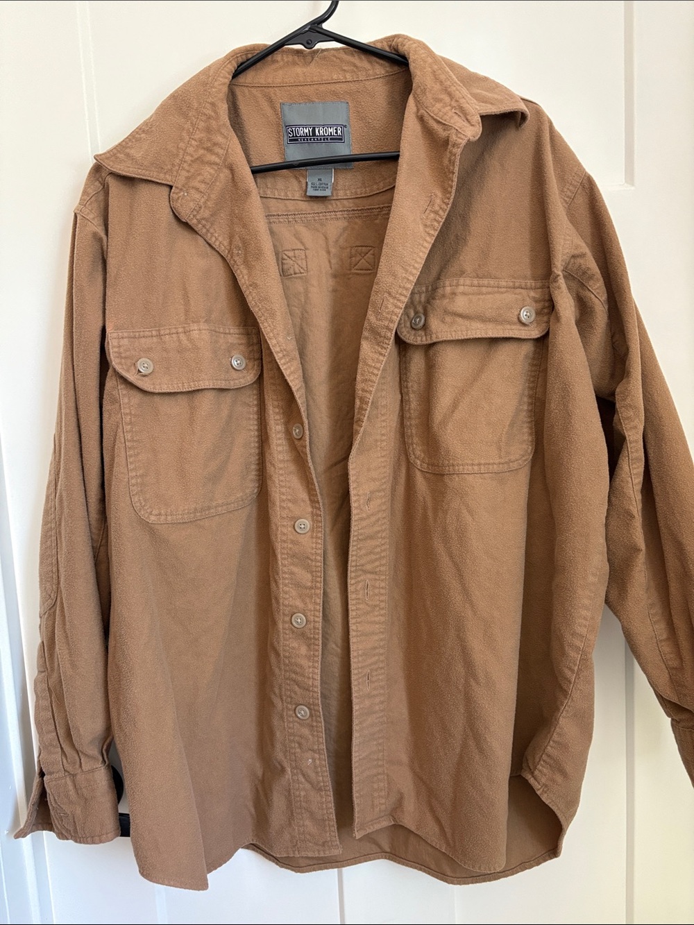 100% cotton Tan Workshirt Jacket